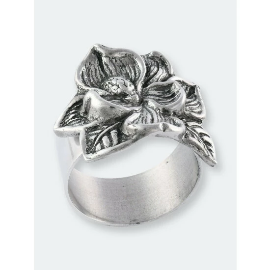 Arthur Court Designs Magnolia Napkin Rings - Set Of 4 Dinnerware & Flatware 2 Arthur Court Designs Magnolia Napkin Rings - Set Of 4 Dinnerware & Flatware - Image 2