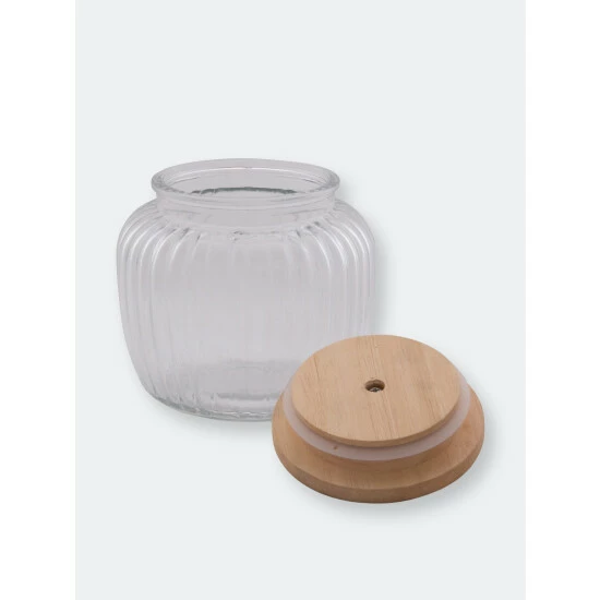 Arthur Court Designs Fleur De Lis Glass Canister Kitchen 3 Arthur Court Designs Fleur De Lis Glass Canister Kitchen - Image 3