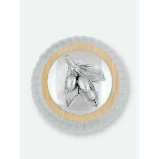 Arthur Court Designs Olive Glass Canister Kitchen 1 Arthur Court Designs Olive Glass Canister Kitchen