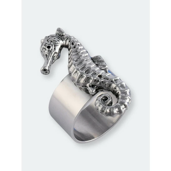 Arthur Court Designs Sea Horse Napkin Rings - Set Of 4 Dinnerware & Flatware 3 Arthur Court Designs Sea Horse Napkin Rings - Set Of 4 Dinnerware & Flatware - Image 3