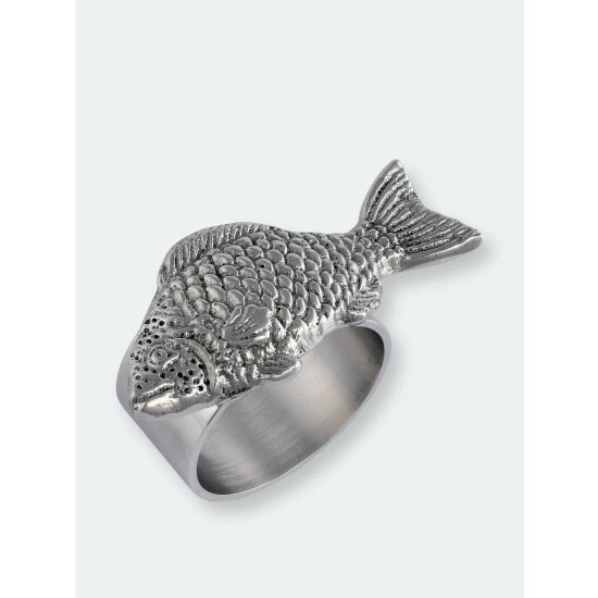 Arthur Court Designs Fish Napkin Rings - Set Of 4 Dinnerware & Flatware 3 Arthur Court Designs Fish Napkin Rings - Set Of 4 Dinnerware & Flatware - Image 3