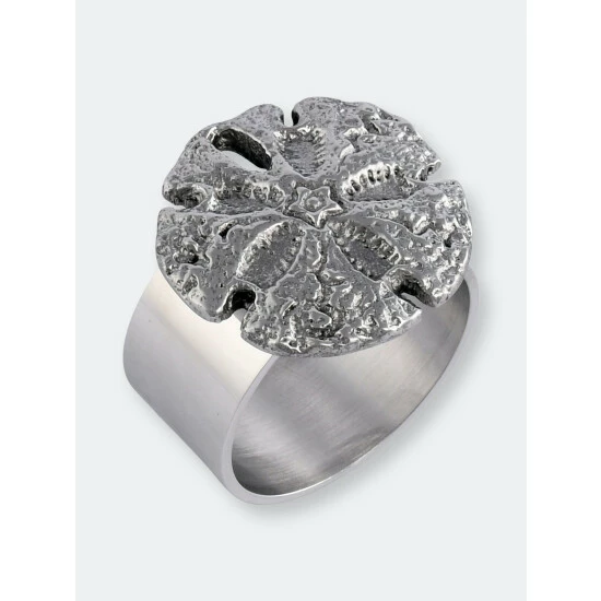 Arthur Court Designs Sand Dollar Napkin Rings - Set Of 4 Dinnerware & Flatware 3 Arthur Court Designs Sand Dollar Napkin Rings - Set Of 4 Dinnerware & Flatware - Image 3