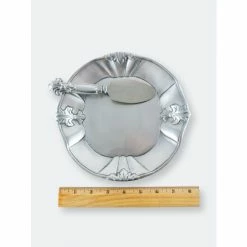 Arthur Court Designs Fleur-De-Lis Plate With Server Serveware 9 Arthur Court Designs Fleur-De-Lis Plate With Server Serveware -Arthur Court Designs Sales unnamed file 1062