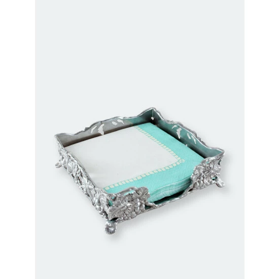 Arthur Court Designs Grape Luncheon Napkin Box Serveware 4 Arthur Court Designs Grape Luncheon Napkin Box Serveware - Image 4