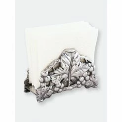 Arthur Court Designs Grape 6 Napkin Holder Dinnerware & Flatware