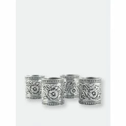 Arthur Court Designs Concho Pattern Napkin Rings Set Of 4 Dining & Tabletop 8 Arthur Court Designs Concho Pattern Napkin Rings Set Of 4 Dining & Tabletop -Arthur Court Designs Sales unnamed file 1141