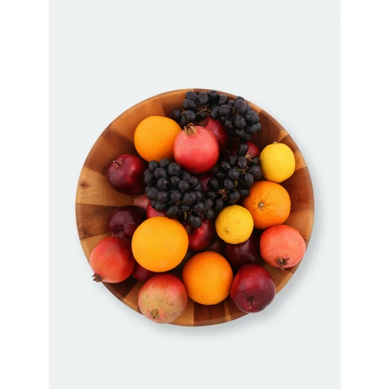 Arthur Court Designs Wok Style Wooden Acacia Salad Bowl Extra Large Dinnerware & Flatware 6 Arthur Court Designs Wok Style Wooden Acacia Salad Bowl Extra Large Dinnerware & Flatware - Image 6