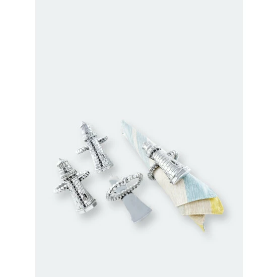 Arthur Court Designs Lighthouse Napkin Rings Dinnerware & Flatware 5 Arthur Court Designs Lighthouse Napkin Rings Dinnerware & Flatware - Image 5