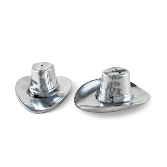 Arthur Court Designs Cowboy Hat Salt And Pepper Set Dinnerware & Flatware 1 Arthur Court Designs Cowboy Hat Salt And Pepper Set Dinnerware & Flatware