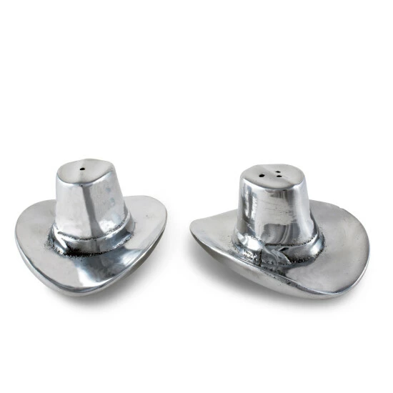Arthur Court Designs Cowboy Hat Salt And Pepper Set Dinnerware & Flatware 4 Arthur Court Designs Cowboy Hat Salt And Pepper Set Dinnerware & Flatware - Image 4