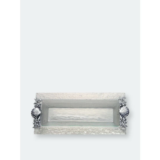 Arthur Court Designs Shell/Sea Life Oblong Tray Serveware 2 Arthur Court Designs Shell/Sea Life Oblong Tray Serveware - Image 2
