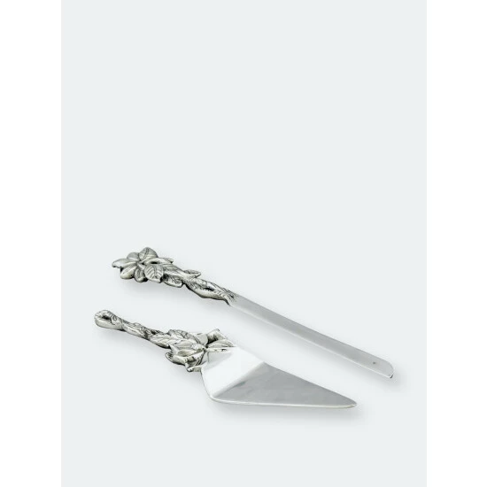 Arthur Court Designs Magnolia Cake Knife And Pie Server Serveware 3 Arthur Court Designs Magnolia Cake Knife And Pie Server Serveware - Image 3