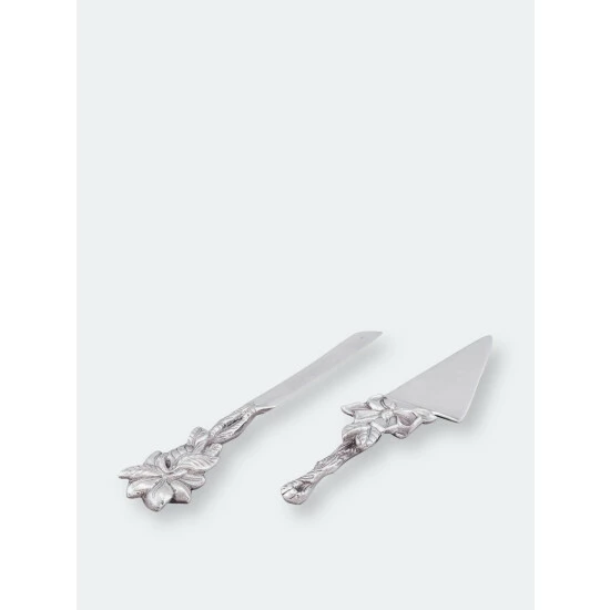 Arthur Court Designs Magnolia Cake Knife And Pie Server Serveware 5 Arthur Court Designs Magnolia Cake Knife And Pie Server Serveware - Image 5