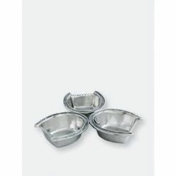 Arthur Court Designs Horseshoe 3-Bowl Bowl Dinnerware & Flatware
