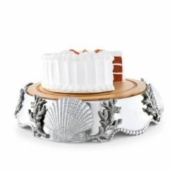 Arthur Court Designs Coastal Wood Cheese Pedestal Knives & Cutting Boards 8 Arthur Court Designs Coastal Wood Cheese Pedestal Knives & Cutting Boards -Arthur Court Designs Sales unnamed file 141