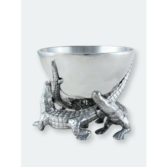 Arthur Court Designs Elevated Alligator Bowl 5.5 Inches Dinnerware & Flatware 2 Arthur Court Designs Elevated Alligator Bowl 5.5 Inches Dinnerware & Flatware - Image 2
