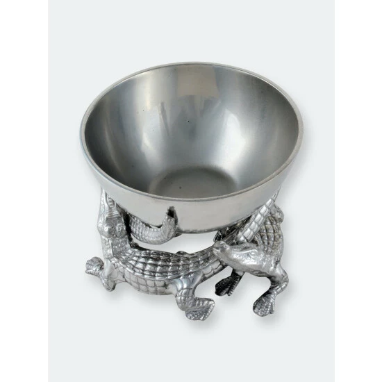 Arthur Court Designs Elevated Alligator Bowl 5.5 Inches Dinnerware & Flatware 3 Arthur Court Designs Elevated Alligator Bowl 5.5 Inches Dinnerware & Flatware - Image 3