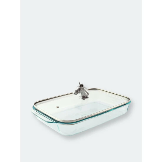 Arthur Court Designs Horse Head With Pyrex 3 Quart Baking Dish Bakeware 1 Arthur Court Designs Horse Head With Pyrex 3 Quart Baking Dish Bakeware