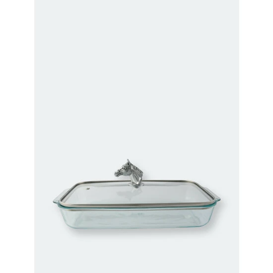 Arthur Court Designs Horse Head With Pyrex 3 Quart Baking Dish Bakeware 3 Arthur Court Designs Horse Head With Pyrex 3 Quart Baking Dish Bakeware - Image 3