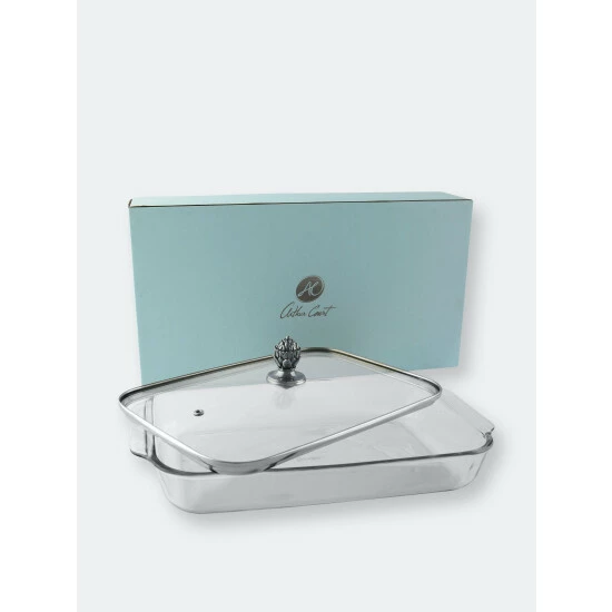Arthur Court Designs Classic Lid With Pyrex 3 Quart Baking Dish Bakeware 2 Arthur Court Designs Classic Lid With Pyrex 3 Quart Baking Dish Bakeware - Image 2