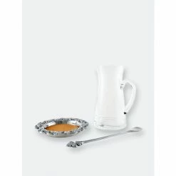 Arthur Court Designs Fleur-De-Lis Pitcher Set Serveware