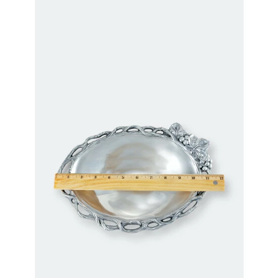 Arthur Court Designs Grape Open Vine Vegetable Dish Serveware 6 Arthur Court Designs Grape Open Vine Vegetable Dish Serveware - Image 6