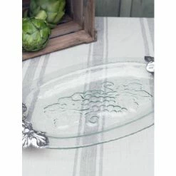 Arthur Court Designs Grape Glass Platter Serveware