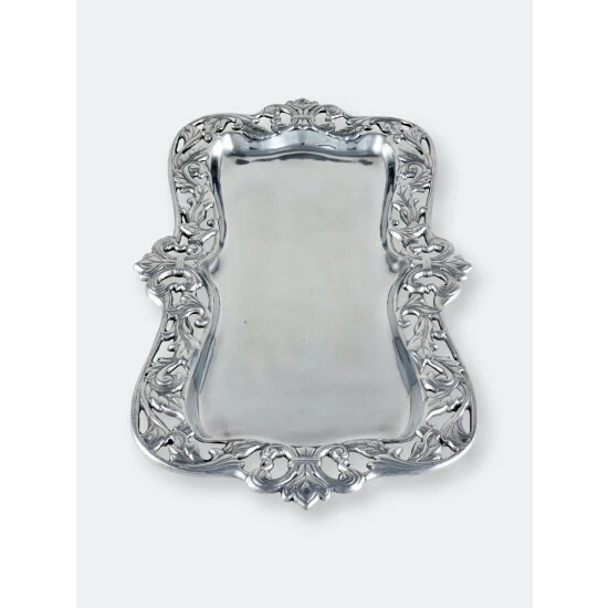 Arthur Court Designs Fleur-De-Lis Acanthus Oblong Serveware 3 Arthur Court Designs Fleur-De-Lis Acanthus Oblong Serveware - Image 3