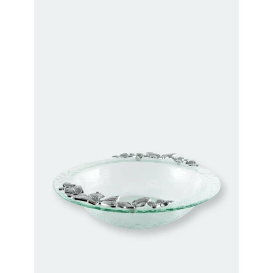 Arthur Court Designs Butterfly Glass Salad Bowl Dinnerware & Flatware 4 Arthur Court Designs Butterfly Glass Salad Bowl Dinnerware & Flatware - Image 4