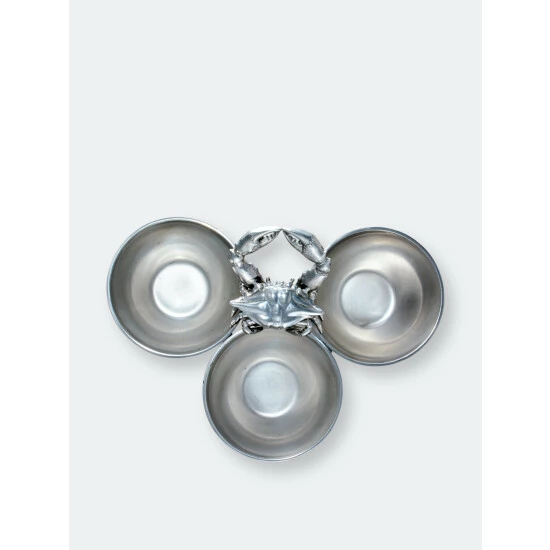Arthur Court Designs Crab 3-Bowl Bowl Dinnerware & Flatware 5 Arthur Court Designs Crab 3-Bowl Bowl Dinnerware & Flatware - Image 5