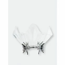 Arthur Court Designs Butterfly Stand Acrylic Bowl 14 Dinnerware & Flatware