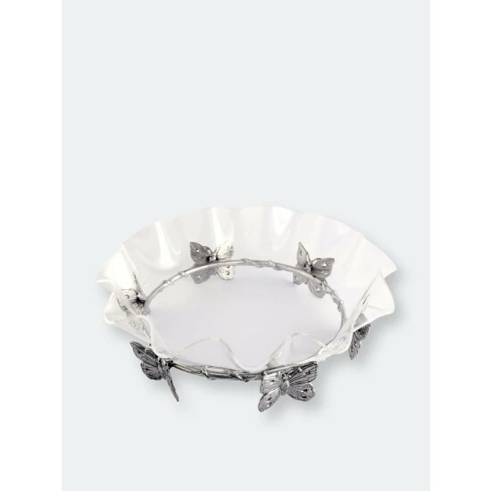 Arthur Court Designs Butterfly Stand Acrylic Bowl 16 Dinnerware & Flatware 4 Arthur Court Designs Butterfly Stand Acrylic Bowl 16 Dinnerware & Flatware - Image 4