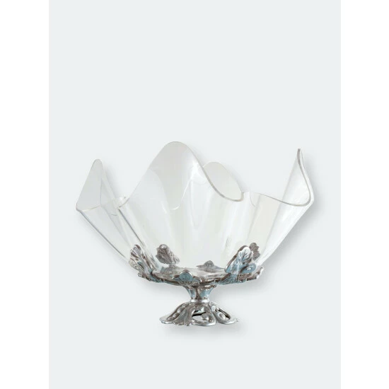 Arthur Court Designs Fleur-De-Lis Stand Acrylic Bowl 14 Dinnerware & Flatware 8 Arthur Court Designs Fleur-De-Lis Stand Acrylic Bowl 14 Dinnerware & Flatware - Image 8