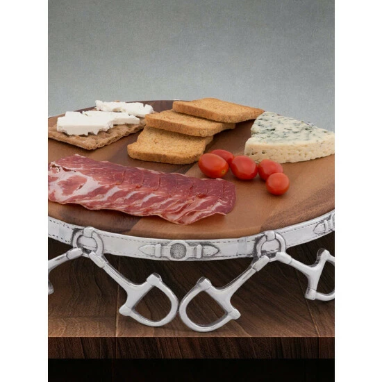 Arthur Court Designs Equestrian Cheese Pedestal Serveware 1 Arthur Court Designs Equestrian Cheese Pedestal Serveware