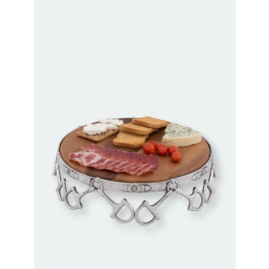 Arthur Court Designs Equestrian Cheese Pedestal Serveware 3 Arthur Court Designs Equestrian Cheese Pedestal Serveware - Image 3