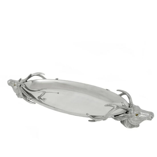 Arthur Court Designs Deer Head Centerpiece Tray Serveware 3 Arthur Court Designs Deer Head Centerpiece Tray Serveware - Image 3