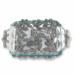 Arthur Court Designs Pine Cone Forest Casserole 3 Quart Holder Tools & Accessories Default Title -Arthur Court Designs Sales unnamed file 1753