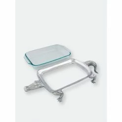 Arthur Court Designs Alligator Pyrex Holder 3qt Serveware 6 Arthur Court Designs Alligator Pyrex Holder 3qt Serveware -Arthur Court Designs Sales unnamed file 1791