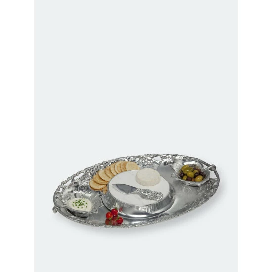 Arthur Court Designs Grape Tray Entertainment Set 5 Serveware 1 Arthur Court Designs Grape Tray Entertainment Set 5 Serveware
