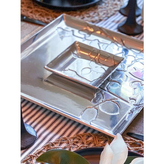 Arthur Court Designs Rose Chip And Dip Serveware 2 Arthur Court Designs Rose Chip And Dip Serveware - Image 2