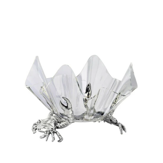 Arthur Court Designs Crab Stand Acrylic Bowl 14 Dinnerware & Flatware 1 Arthur Court Designs Crab Stand Acrylic Bowl 14 Dinnerware & Flatware