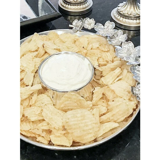 Arthur Court Designs Butterfly And Dogwood Chip And Dip Serveware 3 Arthur Court Designs Butterfly And Dogwood Chip And Dip Serveware - Image 3