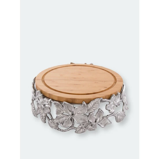 Arthur Court Designs Magnolia Wood Cheese Pedestal Serveware 1 Arthur Court Designs Magnolia Wood Cheese Pedestal Serveware