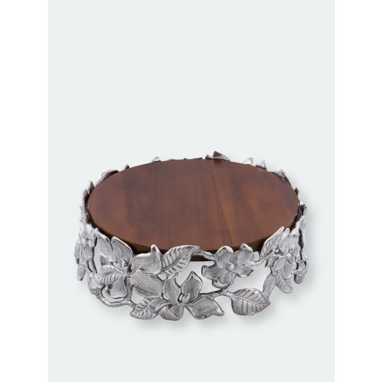 Arthur Court Designs Magnolia Wood Cheese Pedestal Serveware 2 Arthur Court Designs Magnolia Wood Cheese Pedestal Serveware - Image 2