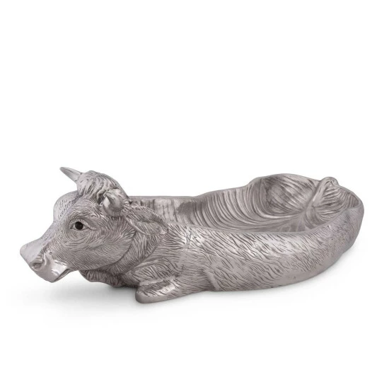 Arthur Court Designs Cow Carving Serving Tray Serveware 2 Arthur Court Designs Cow Carving Serving Tray Serveware - Image 2