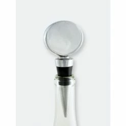 Arthur Court Designs Engravable Oval Bottle Stopper Barware