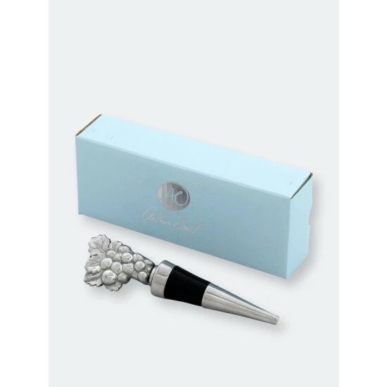Arthur Court Designs Grape Bottle Stopper Barware 2 Arthur Court Designs Grape Bottle Stopper Barware - Image 2