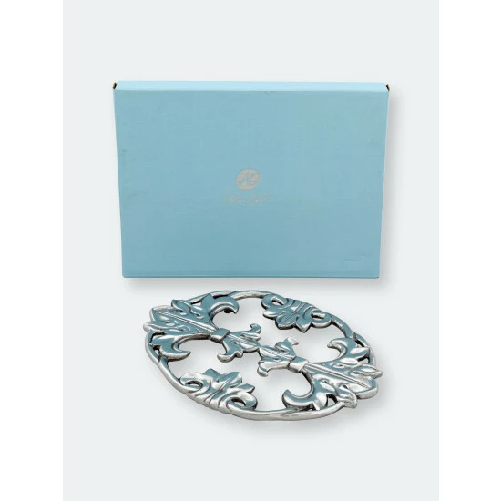 Arthur Court Designs Fleur-De-Lis Trivet Serveware Arthur Court Designs Fleur-De-Lis Trivet Serveware -Arthur Court Designs Sales unnamed file 1958