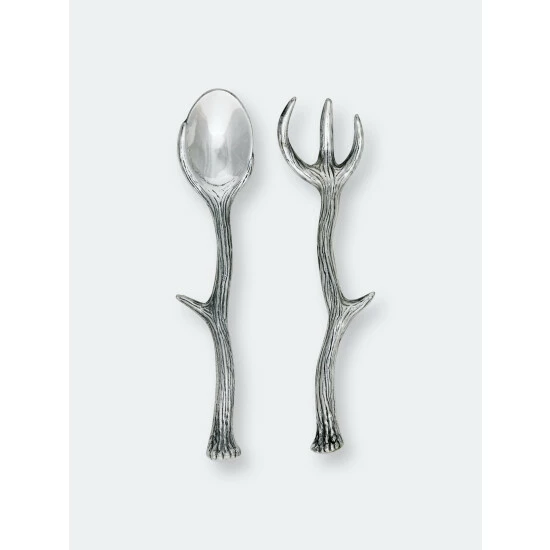 Arthur Court Designs Antler Serving Set Serveware 2 Arthur Court Designs Antler Serving Set Serveware - Image 2