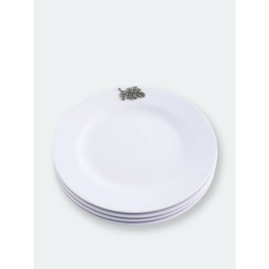 Arthur Court Designs Oak Leaf Melamine Lunch Plates - Set Of 4 Serveware 3 Arthur Court Designs Oak Leaf Melamine Lunch Plates - Set Of 4 Serveware - Image 3